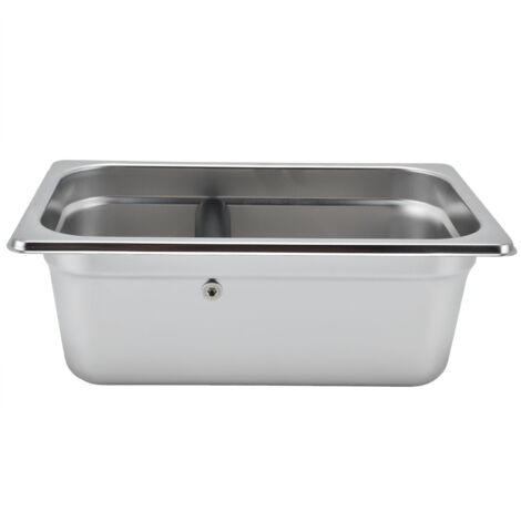 Large Coffee Knock Box Stainless Steel Coffee Grounds Container Residue Bucket Waste BinRetangular