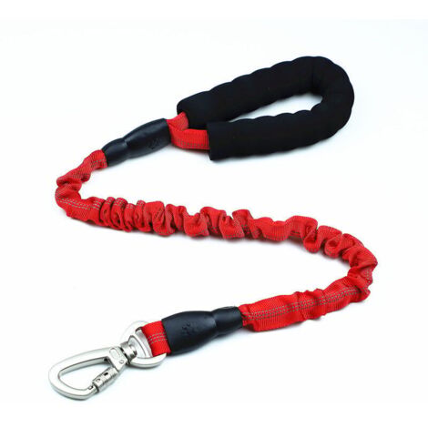 Large Dog Leash, 20-60kg Large Dog Leash, Durable Elastic (90-150cm Red) MUMU