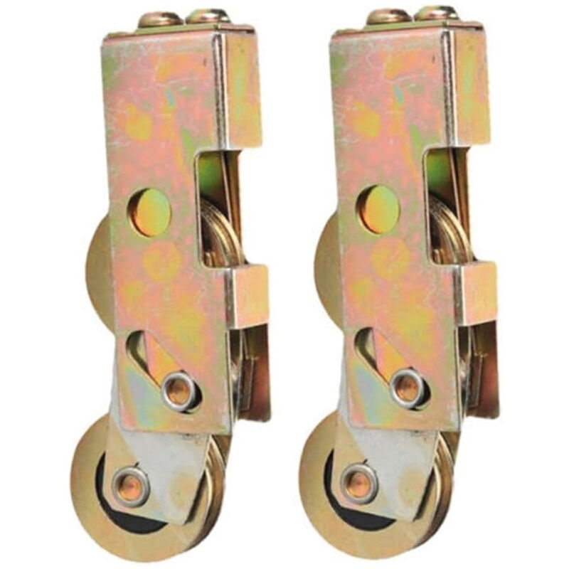 Large gamme d'utilisations Rouleaux de portes coulissantes pour n'importe quel espace Remplacement universel pour porte coulissante en bois