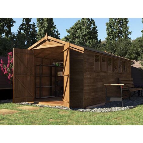 16x10 large garden shed latli - heavy duty pressure