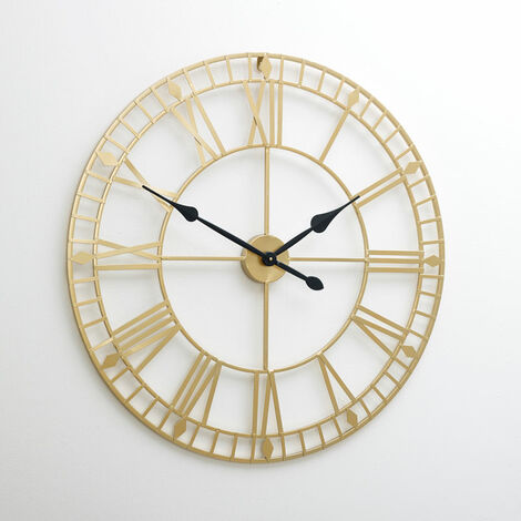 Large gold wall clocks