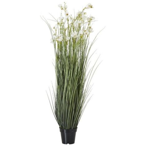 Large Meadow Plant in Pot - Plastic - Height 150 cm - White