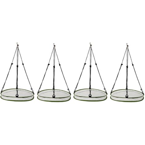 Large Mesh Bird Feeder Seed Catcher Tray (Set of 4)