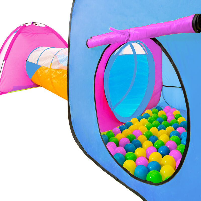 kids pop up tent with tunnel