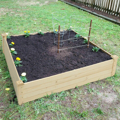 Large Raised Bed Garden Planter Vegetable Grow Bed Herb Flowers Box, different size available