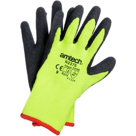 Large (Size 9) Heavy duty thermal work gloves - N2376