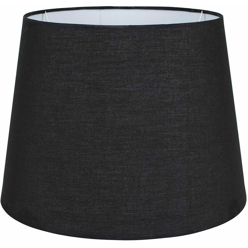 35cm Tapered Table / Floor Lamp Light Shade - Black