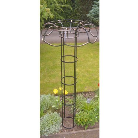 Large Tuteur Plant Border Support - Steel - L35.7 x W109 x H195 cm - Black