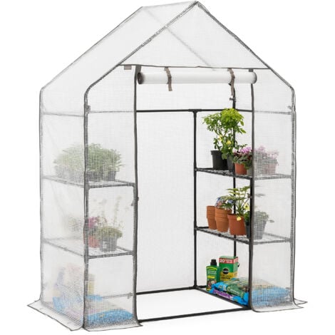 Large Walk In Greenhouse (4 Shelves)