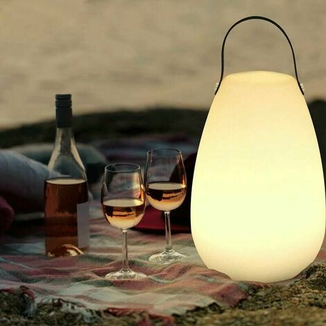 Large Wireless Outdoor Lamp with Remote Control - Portable - Multicolor LED - Rechargeable - Waterproof - Cordless - Dimmable