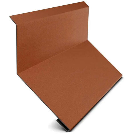 Larmier de mur faîtage, rouge brique Mat RAL 8004