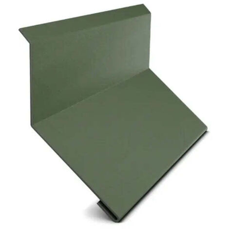 Larmier de mur faîtage, vert mat RAL 6020