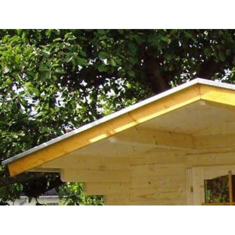 Larmier pour couvrir les planches du pignon