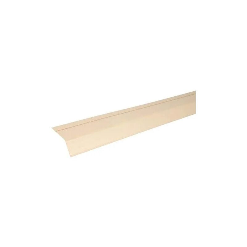 Larmier PVC sable, hauteur 18cm, longueur 2 mètres.
