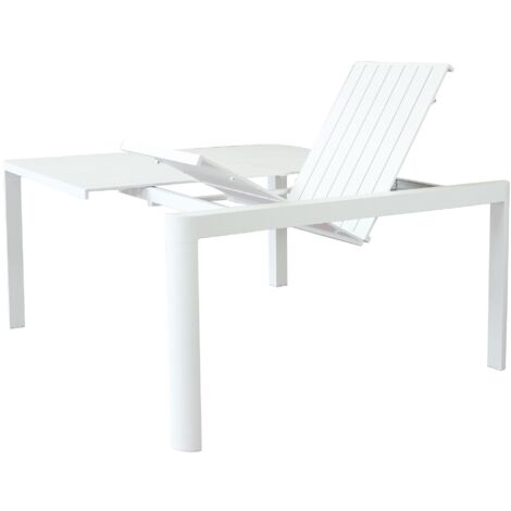 LARS - tavolo da giardino in alluminio allungabile 100/150 x 150 cm