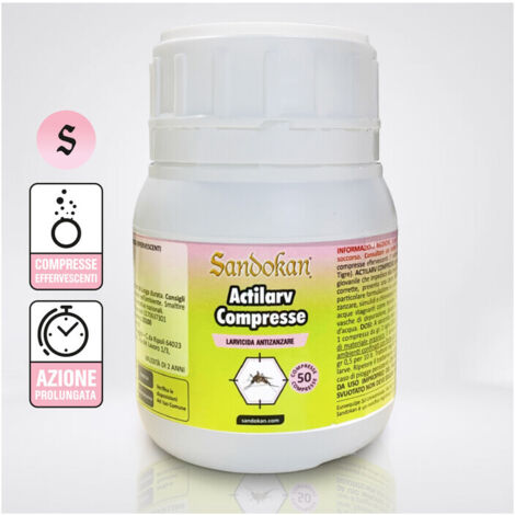LARVICIDA ZANZARE COMPRESSE 50PZ- 1,0 pz