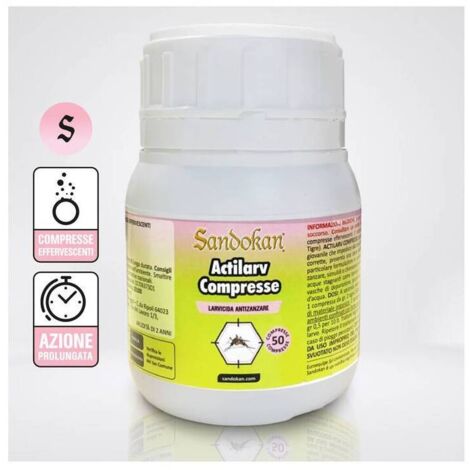 LARVICIDA ZANZARE COMPRESSE 50PZ