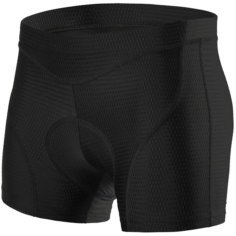 

Las mujeres Velo ropa auxiliar de 3D rellenado bici de Mtb y bicicletas Cortos Ropa interior Ropa, Negro, XL