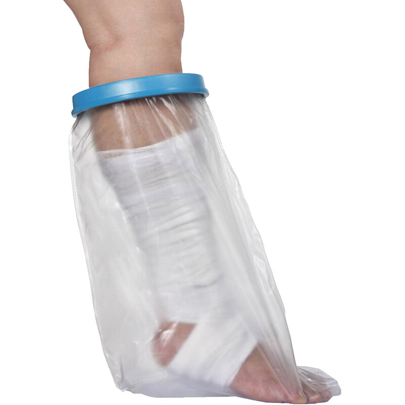 

Asupermall - las piernas de la cubierta del impermeable para los adultos, para la playa de la ducha del bano, pierna corta