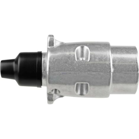 LAS Stecker 7-polig silber Anhängerzubehör