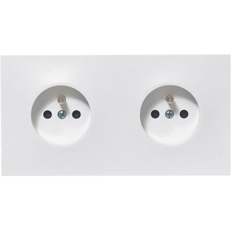 Las Tomas Neptune Enchufe Doble 2p + T Pre-c,blée Horizontal