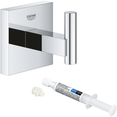   Las ventajas de Grohe Start Cube Wall Co: Grohe QuickGlue A1 para acceder con un platino de fijación:    fácil de ensamblar   resistente y sólido   fijaciones ocultas   Grohe a largo plazo brillo   