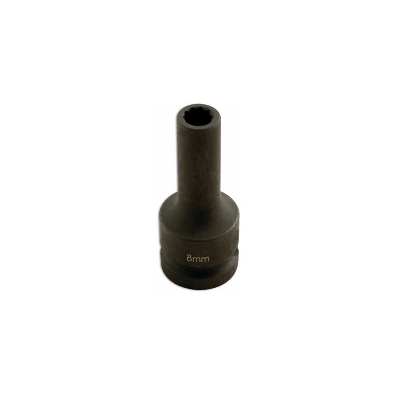 Laser Tools - Split Rim Impact Socket 1/2D 8mm x 10pt 5132