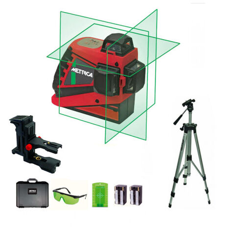 Laser 3x 360° Metrica 3d Junior Rouge Avec Trépied