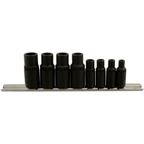 Laser 6058 Tap Socket Set 3/8" D, 1/4" D 8pc