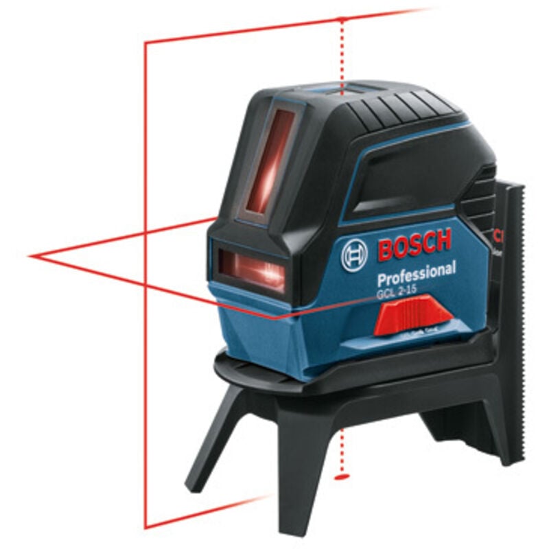 Bosch Accessori - Laser combinato, portata 15 m, con accessori 0601066E02