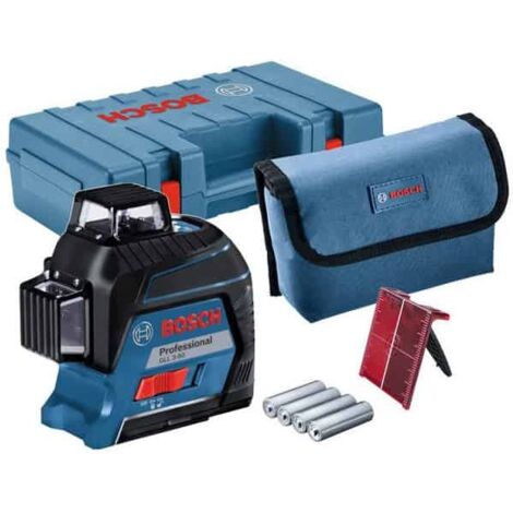 Laser auto BOSCH GLL3-80 - 0601063S00 - 3 plans - Portée 30 m - En coffret