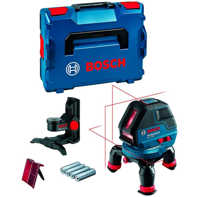 Bosch - Laser en croix gll 3-50 + Support BM1