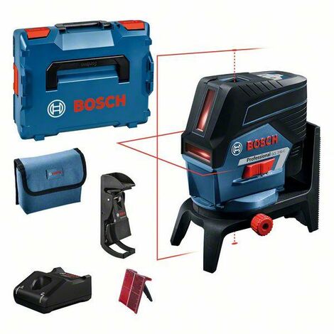Bosch Professional Laser points et lignes GCL 2-50 C dans une L-BOXX, avec 1 batterie 2,0 Ah Li-Ion, pack d'accessoires - 0601066G03