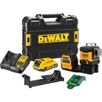Laser DEWALT 3X360° - Faisceau Rouge- 10.8V 2.0Ah - Batterie et chargeur - DCE089D1R