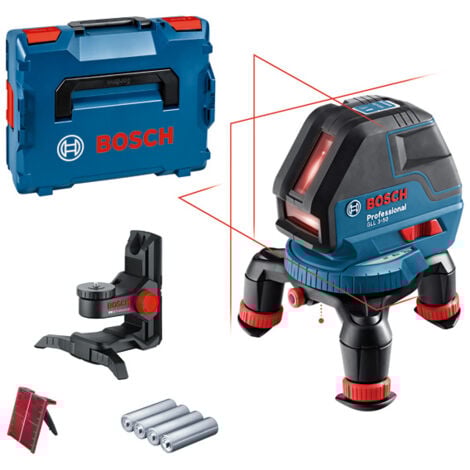 Laser di linea Bosch GLL 3-50 Professional in set + BM 1 Professional in L-BOXX
