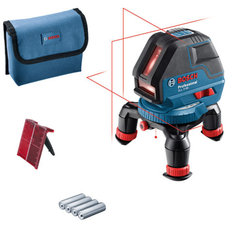 Laser di linea Bosch GLL 3-50 Professional in set con borsa di protezione