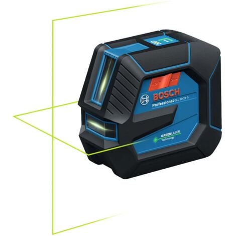 Laser di linea GLL 20-22 G - BOSCH - con 4 batterie da 1,5 V - treppiede BT 150 - custodia per il trasporto - 0601065601