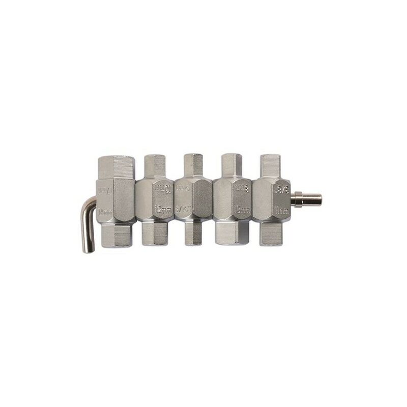 Drain Plug Key Set - 5 Piece - 1580 - Laser