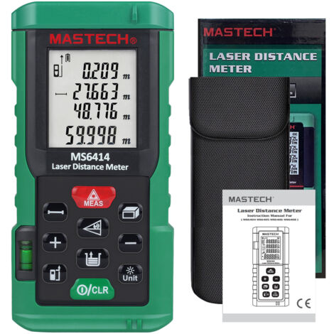 Laser-Entfernungsmesser, Infrarot-Messgerät, Messraum, elektronisches Lineal, 40 Meter, Handgerät