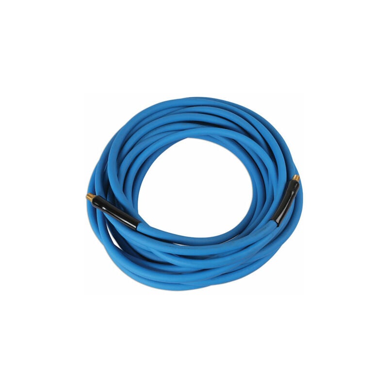 Laser Tools - Flexible Air Line Hose Blue 9.5mm x 15m With 1/4 bsp Fittings 6417