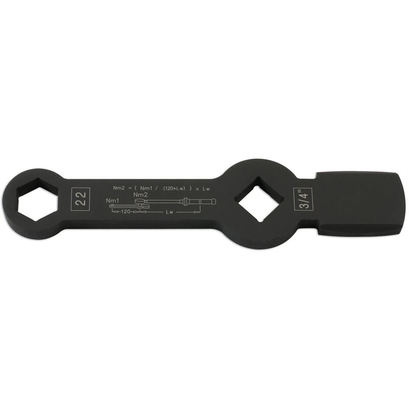 Laser - Tools hgv Brake Caliper Wrench 22mm 7340