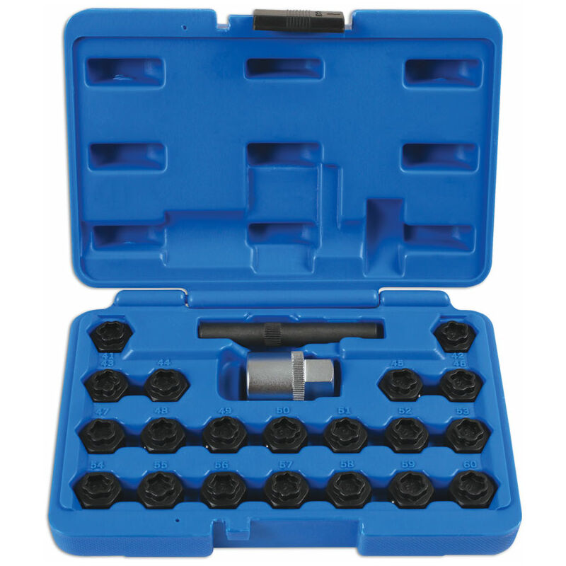 Laser Tools - Locking Wheel Nut Key Set 22pc - for bmw 6539
