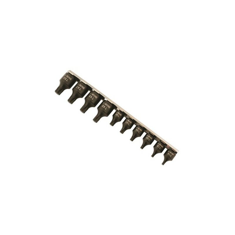 Low Profile Impact Star Bit Set - 10 Piece - 5664 - Laser