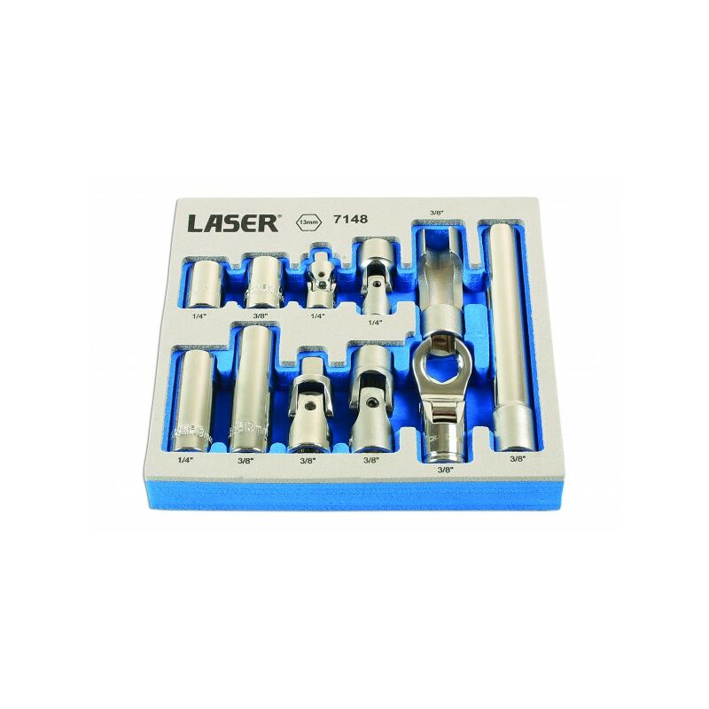 LASER Master Socket Set - 13mm - 11pc - 7148