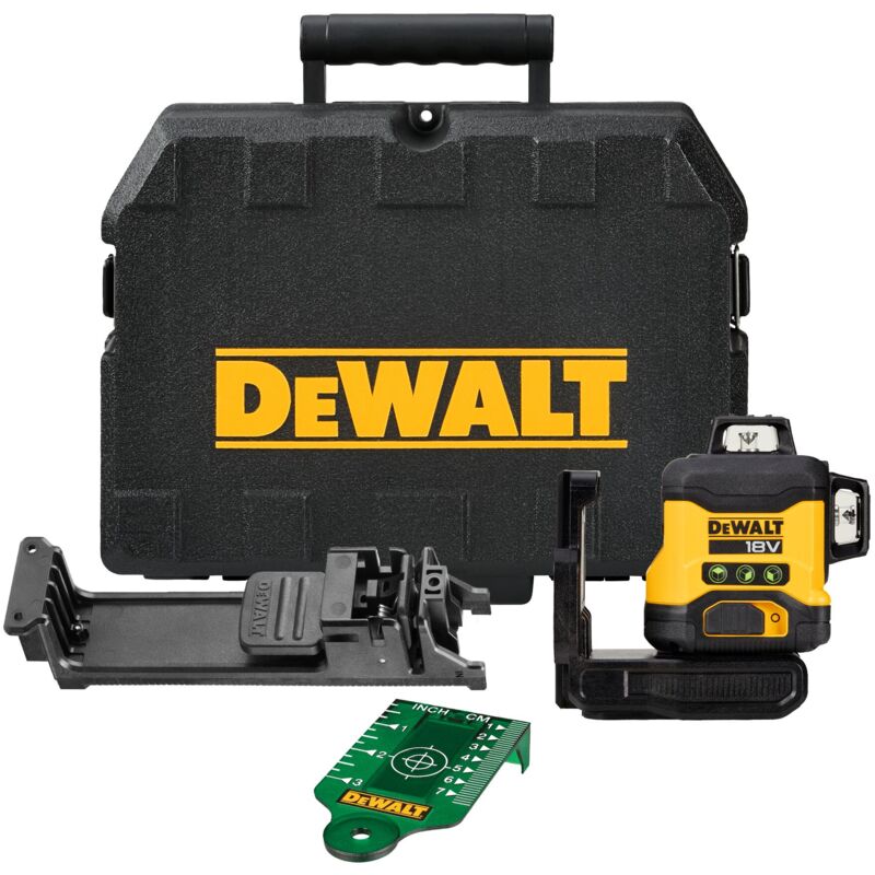 Laser multi-lignes sans fil DCLE34031N Dewalt 3x360°,vert, 18V sans batterie ni chargeur