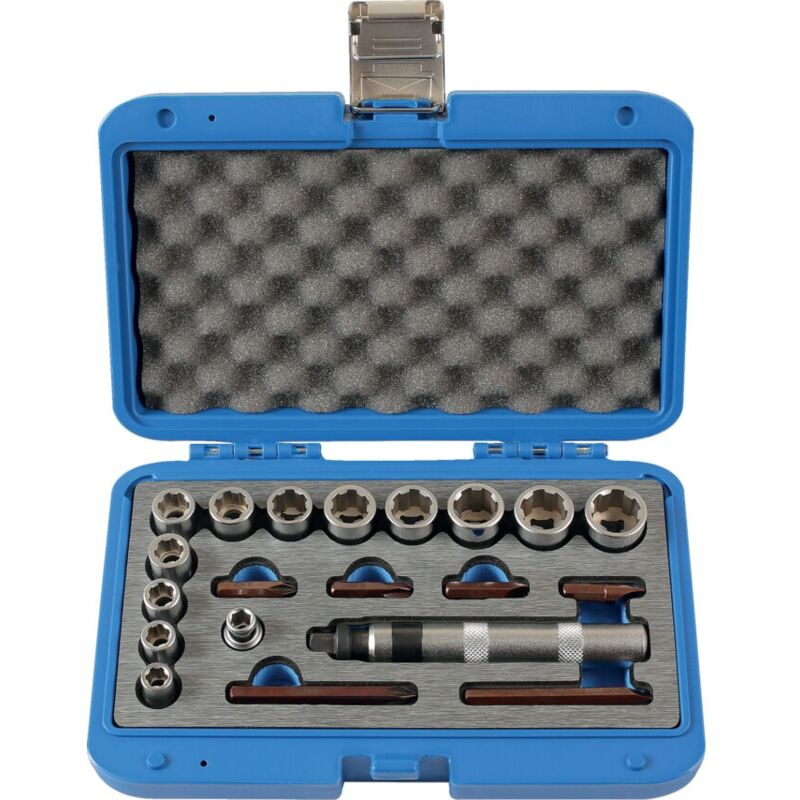 Tools Damaged Nut and Screw Remover Set 3/8'D 20PC - Laser