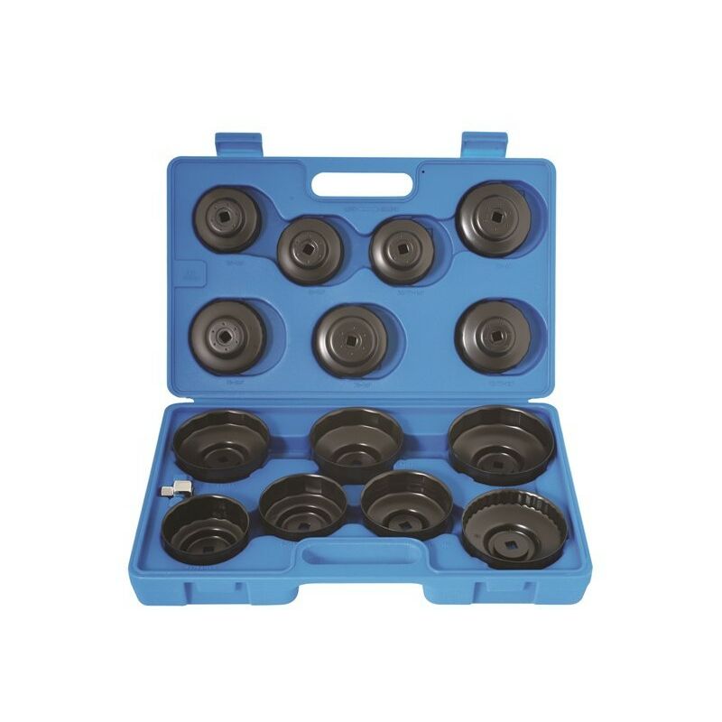 Oil Filter Wrench Set - Cup Type - 15 Piece - 3222 - Laser