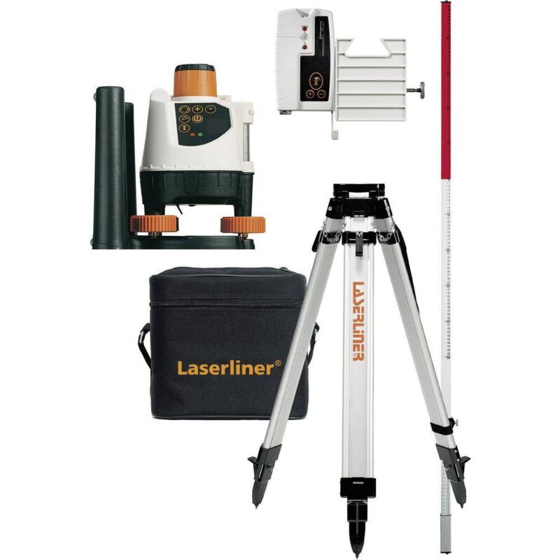 Niveau laser rotatif et tr&eacute;pied LASERLINER Beamcontrol-master 120 set