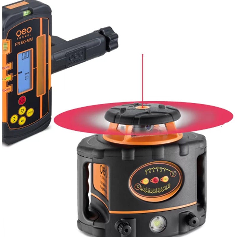 Laser rotatif simple pente Geo Fennel fl 300HV-G EasyGRADE & fr 60-MM
