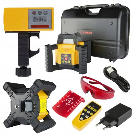 Laser rotatif Spin 310 IP54 500 m avec récepteur RC à nivellement automatique
